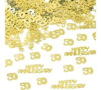 YSJCHEBS Coriandoli Decorativi da 60 G, Coriandoli di Compleanno Numero 50, Decorazioni per Feste, Decorazioni per Feste con Paillettes, Decorazioni per La Tavola per Feste, Paillettes da Lancio
