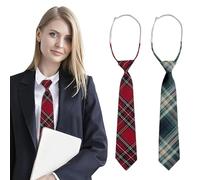 YSJCHEBS Cravatte Da Uomo 2 Pezzi, Cravatte A Quadri, Cravatte A Camicia, Cravatte Vintage, Cravatte Decorative, Accessori Di Abbigliamento