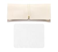 YSJCHEBS Custodia Per Occhiali Da 1 Pezzo E Panno Per Occhiali Da 1 Pezzo, Custodia Per Occhiali In Pelle Pu, Accessori Per Occhiali, Custodia Per Occhiali Portatile, Custodia Per Occhiali Da Donna