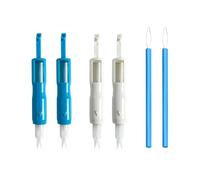 YSJCHEBS Infila-Ago per Macchina da Cucire 4 Pezzi, Infila-Ago Cilindrico da 2 Pezzi, Guide Filo per Macchina da Cucire, Ausili per Infilare, Infila-Ago Portatile, Strumenti per Cucire Domestici