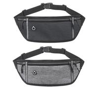 YSJCHEBS Marsupio Multifunzione da 2 Pezzi, Marsupio Impermeabile, Marsupio Sportivo E Fitness, Marsupio Portatile, Marsupio da Viaggio, Marsupio Regolabile