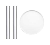 YSJCHEBS Mattarello in Acrilico da 2 Pezzi E Vassoio Rotondo in Acrilico da 1 Pezzo, Strumenti da Forno, Strumenti in Argilla, Accessori per La Lavorazione Dell'Argilla