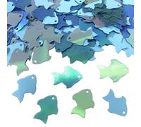 YSJCHEBS Paillettes di Piccoli Pesci 45G, Pesci Decorativi, Decorazione del Mondo Sottomarino, Decorazione A Dispersione di Pesci, Decorazione di Compleanno di Coriandoli