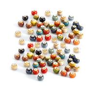 YSJCHEBS Perle di Ceramica da 400 Pezzi, Materiali per Gioielli Fai-da-Te, Gioielli Fatti in Casa, Possono Essere Utilizzati per Realizzare Braccialetti, Collane, Orecchini E Pendenti