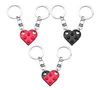 YSJCHEBS Portachiavi Puzzle 3 Pezzi, Da Donna e Per Auto, Accessori Carini, Ciondoli Per Borse, Borsa Per Chiavi Dell'Auto