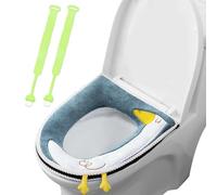 YSJCHEBS Sedile WC con Motivo A Papera da 1 Pezzo E Sollevatore per Coperchio WC da 2 Pezzi, Sedile WC A Forma di Cartone Animato, Accessori per WC, Sedile WC Impermeabile