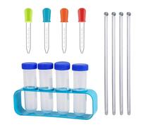 YSJCHEBS Set di Esperimenti per Bambini da 13 Pezzi, Set di Esperimenti Scientifici Creativi, Pipetta per Bambini, Giocattolo Didattico per Bambini, Accessori di Chimica, Kit di Scienze Domestiche