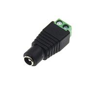 YSJJZRL 12V 5.5x2.1/2.5mm Maschio/Femmina DC Power Jack Plug Adapter Barrel Connector per CCTV Security Camera Led Strip (10 pezzi,Femmina da 5,5x2,5 mm)
