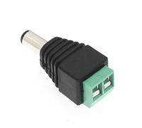 YSJJZRL 12V 5.5x2.1/2.5mm Maschio/Femmina DC Power Jack Plug Adapter Barrel Connector per CCTV Security Camera Led Strip (5 pz,Maschio 5,5x2,1 mm)
