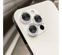 YSJJZRL 3 pellicole per lenti diamantate 9H, in vetro temperato glitterato HD, per iPhone 11/11 Pro/11 Pro Max (per ip11, argento)