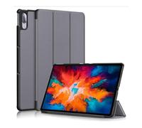 YSJX Custodia for tablet con supporto magnetico pieghevole in tre parti compatibile con Lenovo Tab P11 Plus Pro 11/11,5 pollici TB-J706F TB-J706L TB-J606F TB-J606X(Grey,Tab P11 Pro)