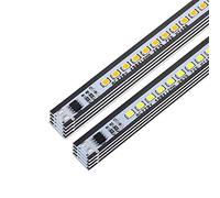 YSJX Lighting, Confezione da 10, Barra Luminosa a LED AC220V 49 cm SMD2835 72 LED Striscia LED Rigida Bianco Bianco Caldo(Warm White)