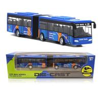 YskerrigToy Autobus Giocattolo, Auto Giocattolo Bambino Mini Bus Modello Pull-Back Veicoli Bus Giocattolos Mini Macchinine Giocattolos Educativo per Bambini Regalo di Compleanno(Blu)