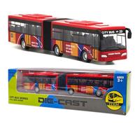 YskerrigToy Autobus Giocattolo, Auto Giocattolo Bambino Mini Bus Modello Pull-Back Veicoli Bus Giocattolos Mini Macchinine Giocattolos Educativo per Bambini Regalo di Compleanno(Rosso)