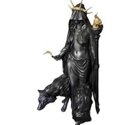 YSKMHQ L'incantevole statua della strega, decorazione gotica che si illumina al buio, statuetta in resina dipinta a mano da collezione per altare, mensola e decorazione di Halloween, perfetta per gli