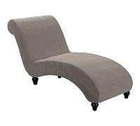 YSLLIOM Fodera per Chaise Longue Sofa Cover Chaise Longue Mobili Copridivano Coprisofà Divano Elasticizzato Lavabile in Lavatrice (tortora)