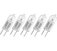 Ysmorla 5 pezzi lampadine alogene G4, 12V 20W luce calda 2800K | Lampadina alogena dimmerabile G4, 5 pezzi, 12V 20W, 300 lumen, 2800K, bianco caldo, senza sfarfallio, sostituzione facile