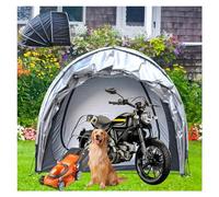 YSMSMZJK Box Moto per Esterno Appeso 2 in 1 Garage Moto per Esterno Proteggi Da Vento,Pioggia,Neve,Polvere Casette Da Giardino Casette Da Giardino,Black