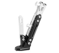 YSNFDN Cavalletto per Moto per Africa Twin 750 XRV RD07 Africa Twin 750, Alluminio CNC Cavalletto Laterale per Gambe Supporto Laterale per Cavalletto Regolabile Moto Accessori,E Silver