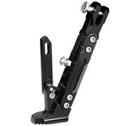 YSNFDN Cavalletto per Moto per Aprilia Pegaso 650 1992-2013, Alluminio CNC Cavalletto Laterale per Gambe Supporto Laterale per Cavalletto Regolabile Moto Accessori,A Black