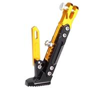 YSNFDN Cavalletto per Moto per Aprilia SRV 850 2012-2020, Alluminio CNC Cavalletto Laterale per Gambe Supporto Laterale per Cavalletto Regolabile Moto Accessori,C Gold