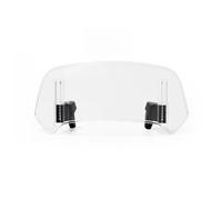 YSNFDN Estensione del Parabrezza per Moto per Piaggio Beverly 300, Regolabile Parabrezza Deflettore, Moto Antivento Deflettore, Estensione Parabrezza, Moto Accessori,Large-A Transparent