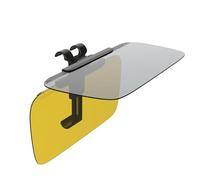 YSNFDN Estensore Parasole per Auto per Ford Fiesta Hatchback, Antiriflesso Estensione Alette Parasole per Giorno E Notte 2 in 1 Anti UV, Visiera Parasole Regolabile,A