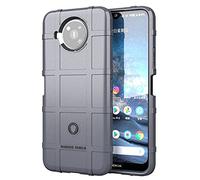 Ysnzaq Cover per Nokia 8.3 5G, 360° Morbida TPU Rugged Ultra Sottile Bumper Custodia Anti-Graffio Antiurto Protettiva Case per Nokia 8.3 5G. JSG Gray