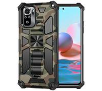 Ysnzaq Custodia per Xiaomi Mi 12T Pro, [Military Grade] Camouflage Design Antiurto Anti Graffio Rugged Bumper Cover con Kickstand Custodia per Xiaomi Mi 12T Pro / 12T / Redmi K50 Ultra. YH Army Green