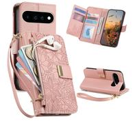 Ysnzaq Portafoglio Cover per Google Pixel 11 Pro XL HY Oro rosa