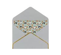 YsoLda Biglietti d'auguri Biglietti con buste, Biglietti di auguri in carta perlata, Biglietti di ringraziamento,Pizza pastore australiano
