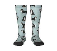 YsoLda Calze Calze a compressione Calze unisex al ginocchio Calze sportive 55 cm per viaggi,Bovaro del Bernese