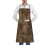 YsoLda Grembiuli da cucina, Grembiule da cucina con tasche, Grembiuli da cuoco impermeabili regolabili con pettorina,Tessuto maculato