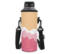 Yspwyqan Borsa porta bottiglie d'acqua per gelato, con tracolla morbida, morbida e confortevole, 32/4 once, ottimo regalo per amici, mogli, parenti e anziani
