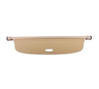 YSQIFBABD Coperture per Automobili Baule Posteriore Cargo Cover per VW per Tiguan per Allspace 2018-2025 Scudo Ombra Tenda Partizione Bordo Privacy Sicurezza Tenda Bagagliaio Auto(Beige)