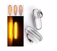 YSQIFBABD direzione dinamici 2 pezzi di indicatori di direzione dinamici a LED luci di posizione laterali ripetitori per Citroen per Nemo 2008-2019(Dynamic Crystal)