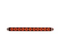 YSQIFBABD direzione dinamici Luce Posteriore Rimorchio Camion E Auto A 11 LED 12 V Con Freno Arresto Parcheggio Alta/bassa Luminosità Barra Segnalazione Indicatore Direzione Luce Stop(Yellow Shell)