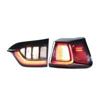 YSQIFBABD Faro Posteriore Auto Fanale Posteriore A LED Versione USA per Jeep per Cherokee 2019-2023 Fanale Posteriore A LED Fendinebbia 68275959AF 68275965AI(L Outside)