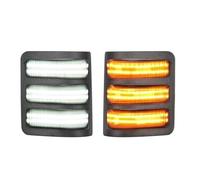 YSQIFBABD Lampada Indicatore 2 Luci Di Segnalazione Dinamiche Per Specchietti Laterali A LED Per Ford F250 F350 F450 F550 2008-2016 Indicatore Di Direzione(Three row lights)
