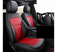YSQIFBABD per Jeep per Wrangler III per Unlimited JK 2006-2016 Coprisedili per Auto in Ecopelle Personalizzati Solo 2 Sedili Anteriori Interor Coprisedili Protezione Sedile(Nero Rosso)