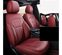 YSQIFBABD per Jeep per Wrangler III per Unlimited JK 2006-2016 Coprisedili per Auto in Ecopelle Personalizzati Solo 2 Sedili Anteriori Interor Coprisedili Protezione Sedile(Vino Rosso)