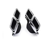 YSQIFBABD Terminale di Scarico Aggiornato E63 Marmitta di Scarico Quadrata A Quattro Uscite per 2014-2016 per Benz per Classe E W212 E260 E300 Tubo di Scarico per Auto(Silver A)