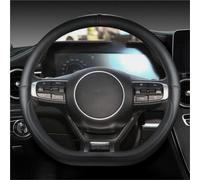 YSQOFD Copri Volante Coprivolante Auto in Microfibra A Forma D per Kia per Sportage 5 per GT-Line 2021 2022 per Sportage 2022 2023 Accessori Auto Copertura Volante Auto(Nero)