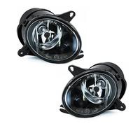 YSQOFD Faro Lavoro LED Gruppo fendinebbia con lampadina per A6 C5 S6 per Quattro 2002-2005 Paraurti anteriore Luce antinebbia 4B0941699C 4B0941700C LED Auto DRL(sinistra e destra)