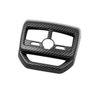 YSQOFDNFD Car Interior Accessori per Auto Bracciolo Posteriore Aria Condizionata AC Vent Outlet Modanatura per Peugeot 3008 GT 3008GT 5008 2017 2018 Interni modanature(Look in Carbonio)