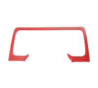 YSQOFDNFD Car Interior Decorazione della Copertura del Cruscotto della Console Centrale Dell'auto per Jeep per Wrangler TJ 1997-2006 Accessori Interni ABS Adesivi Decorative(Rosso)
