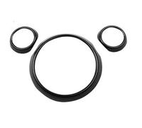 YSQOFDNFD Car Interior per Mini per Cooper S per JCW per R60 R61 per Countryman Volante Cruscotto Porta Modifica Interni Protezione Adesivi Adesivi Decorative(Dashboard Ring)