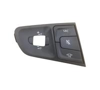 YSQOFDNFD Pulsante di Controllo del Volante Alloggiamento Dell'interruttore Multifunzione al Volante Dell'auto Volume SRC Vivavoce per Peugeot 408 3008(Sinistra)