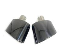 YSQOFDNFD Terminali Scarico 1 Paio Terminali Scarico per A4 A5 A6 A7 Fino A RS4 RS5 RS6 RS7 Terminale Scarico in Acciaio Inossidabile Coda Punta Fine Tubo(Nero)