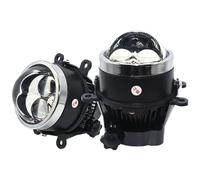 YSQOJF Fendinebbia Auto Proiettore fendinebbia da 3 pollici per Ford per Focus 2 MK2 MK3 per Nissan per Mitsubishi bi-led LED Auto DRL(Stile 3)
